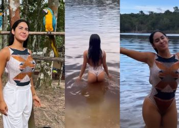 Vídeo: Isabelle visita tribo e mergulha nas águas da Amazônia: ‘que saudade’