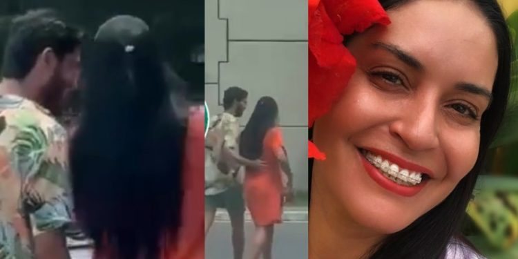 Vídeo: após largar a esposa, Leandro Leitte desfila com a nova namorada por Manaus: ‘amante’
