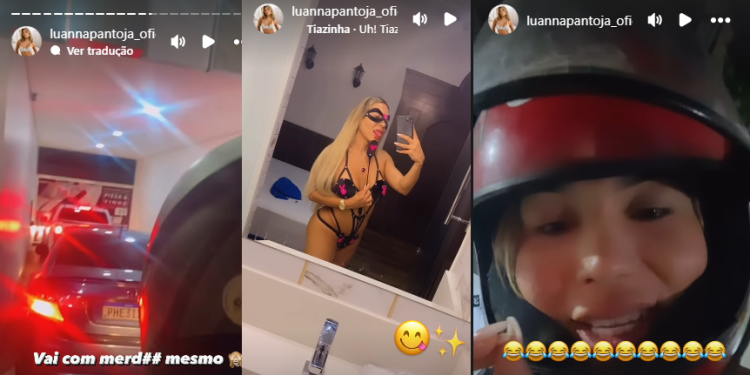 Depois de atender ‘pai de família’, Luanna Pantoja passa perrengue na fila de motel em Manaus