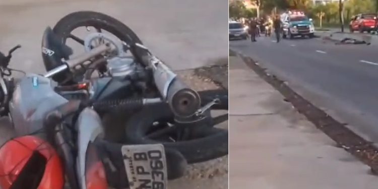 Vídeo: motoqueiro morre em gravíssimo acidente na Efigênio Sales