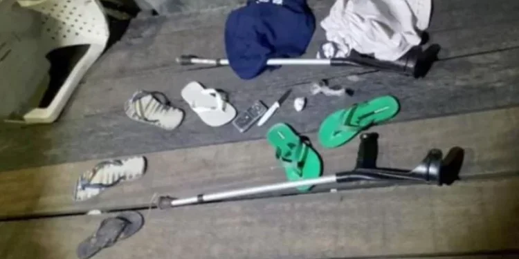 Em Manaus, traficante ‘esquece’ que é pessoa com deficiência, abandona as muletas e corre da PM