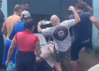 Vídeo: suspeito de roubo é amarrado e “acariciado” na Cidade Nova