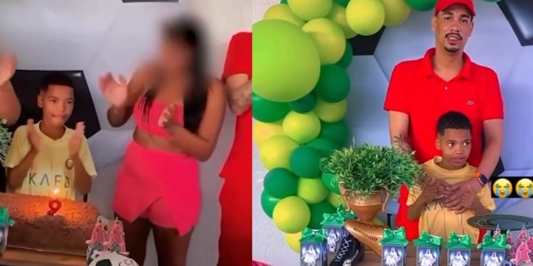 Vídeo: filho aparece batendo parabéns minutos antes de ser morto por traficantes com o pai