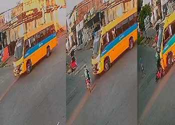 Vídeo mostra impacto com “amarelinho” que matou motoqueiro em Manaus