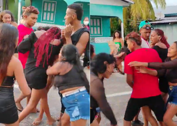 Vídeo: Novinha diz que as vizinhas têm ‘prikit0 podre’ e acaba sem roupa em porradal no AM