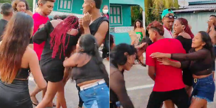 Vídeo: Novinha diz que as vizinhas têm ‘prikit0 podre’ e acaba sem roupa em porradal no AM