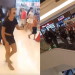 Vídeos: Em shopping, menina pedinte diz que foi agredida por seguranças e aparece gritando