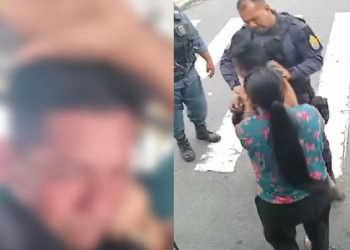 Vídeo: No 321 em Manaus, mãe flagra t@r*d0 passando a mão na filha dela de 7 anos e ele vai preso