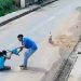 Vídeo: bandido ameaça matar mulher com filho no colo em Tefé