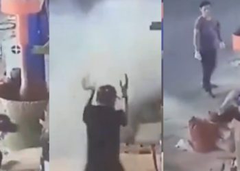 Vídeo: trabalhador é  puxado para dentro da máquina e tem corpo moído na fábrica