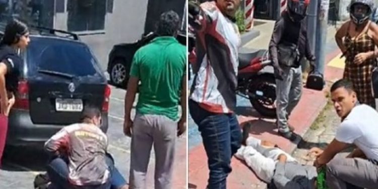 Vídeo: acidente arremessa dois motoqueiros a 20 metros de distância em Manaus