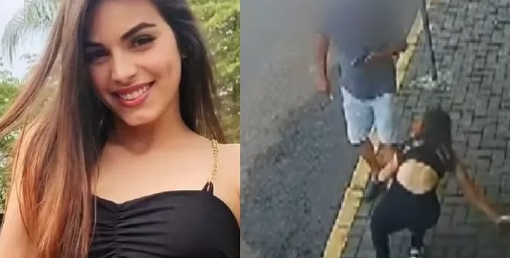 Forte: veja momento em que jovem é queimada com ácido enquanto andava na rua