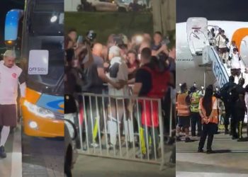 Vídeos: Após polêmica da camisa do Corinthians, Gabigol é ovacionado pela torcida em Manaus