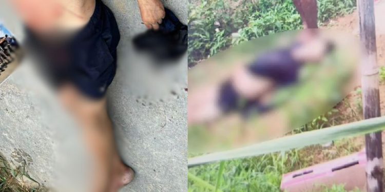 Mãe acorda e encontra o filho morto em barranco perto de sua casa no Colônia Terra Nova