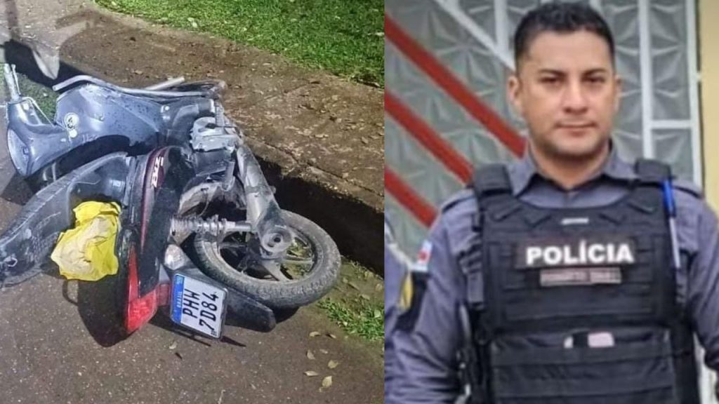 Cabo da PM perde o controle da moto e morre em pleno Dia das Mães em Tefé