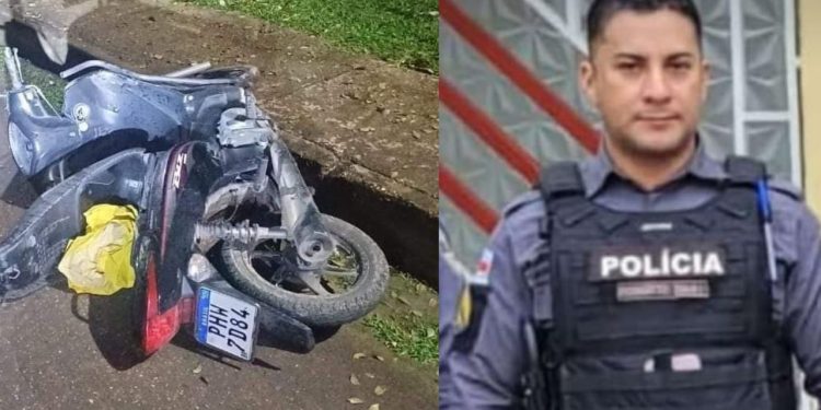 Cabo da PM perde o controle da moto e morre em pleno Dia das Mães em Tefé