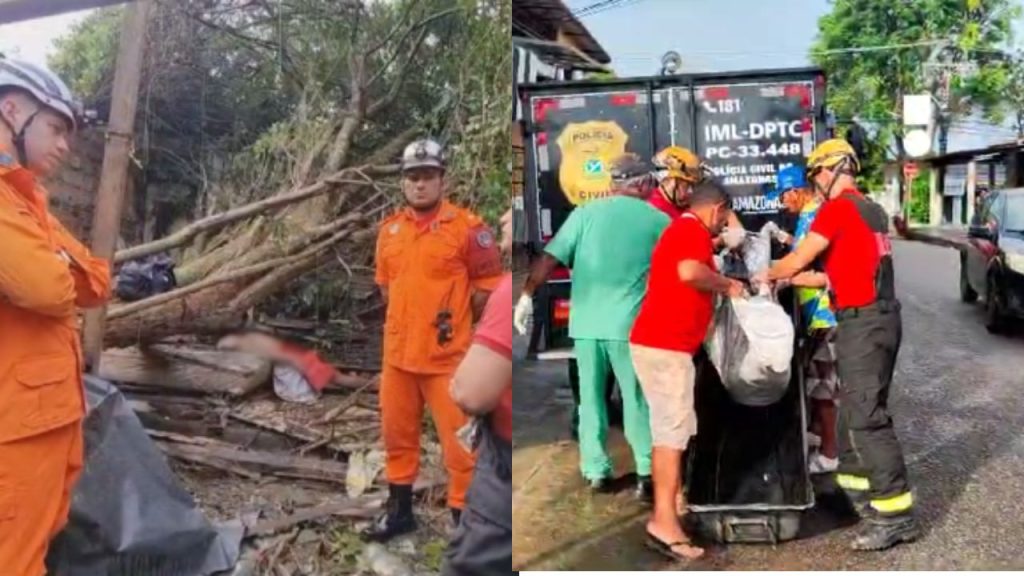 Vídeo mostra homem que foi esmagado após árvore tombar no bairro Redenção