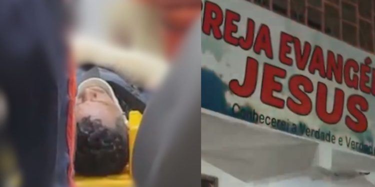 Homem recebe punição de facção e invade culto com o corpo sangrando pedindo ajuda no Nova Vitória