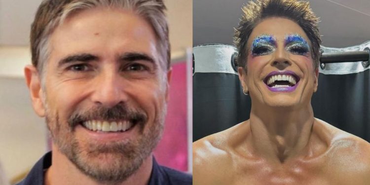 Reynaldo Gianecchini choca ao surgir vestido de drag queen: “Eu tenho muito orgulho”
