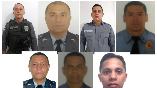 Veja os nomes e as imagens dos policiais carregando drogas em Manaus