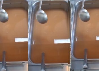 Vídeo: feijão some misteriosamente do almoço servido na UEA: ‘parece sopa’