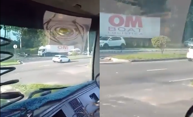 Video: No Tarumã, motociclista morre com a cabeça esmagada por carreta