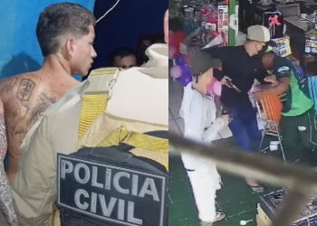 Vídeo: Suspeito de matar com 12 tiros funcionário da Apa Móveis é preso pela polícia