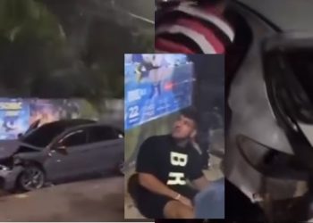 Vídeo forte: filhinho de papai quase mata família durante racha em Manaus: ‘arrombad0’