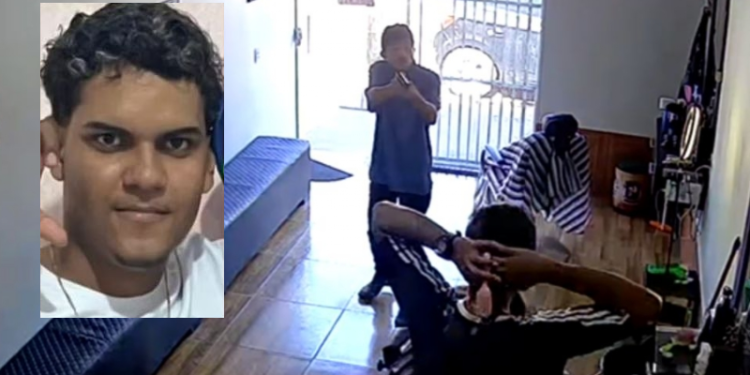 Vídeo: Pistoleiro finge ser cliente e mata jovem barbeiro enquanto ele trabalhava