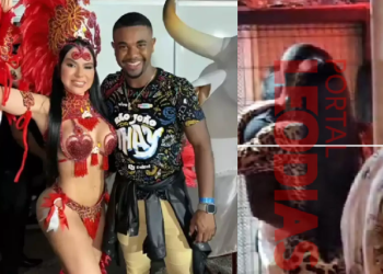 Veja: Rolou mesmo! Campeão do BBB e dançarina do Garantido acabaram se pegando na Festa dos Visitantes