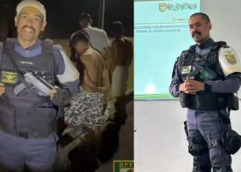 PM preso com saco de drogas nas costas em Manaus é o blogueiro ‘Jhon Bigode’ 