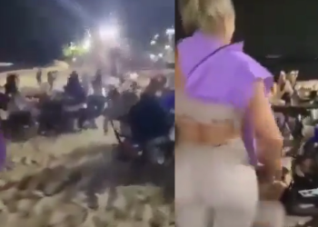 ‘Boazuda’ com um mês de casada descobre que é corna e acerta cadeira no marido: ‘Falei que ia te pegar’; veja