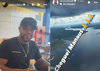 Campeão do BBB, Davi almoça com Matteus, Bia e Raquele antes de embarcarem para Parintins