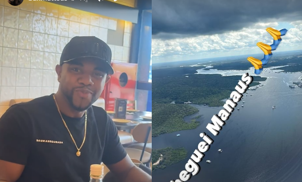 Campeão do BBB, Davi almoça com Matteus, Bia e Raquele antes de embarcarem para Parintins