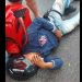 Vídeos: entregador tem moto atingida por picape e geme de dor no asfalto em Manaus