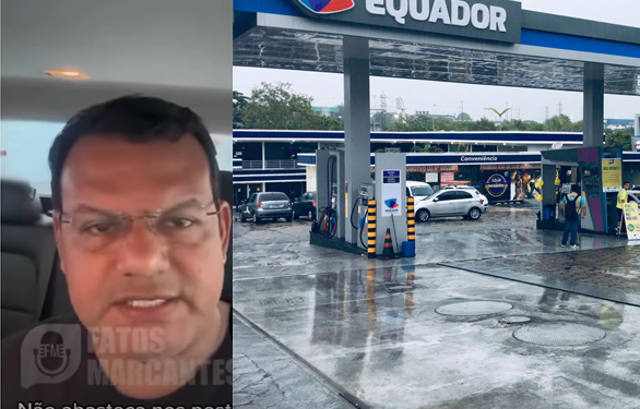 Alerta: Jornalista diz que gasolina do posto Equador está esculhambando carros em Manaus