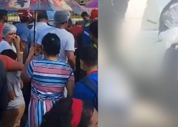 Urgente: caçamba invade calçada de escola e mata aluna de 14 anos em Manaus