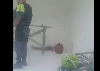 Vídeo urgente: trabalhador tem cabeça estourada a tiros em obra de Manaus 
