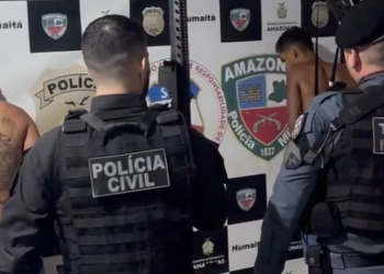 No Amazonas, dupla é presa após matar homem que fingiu ser ‘faccionado’ de traficante