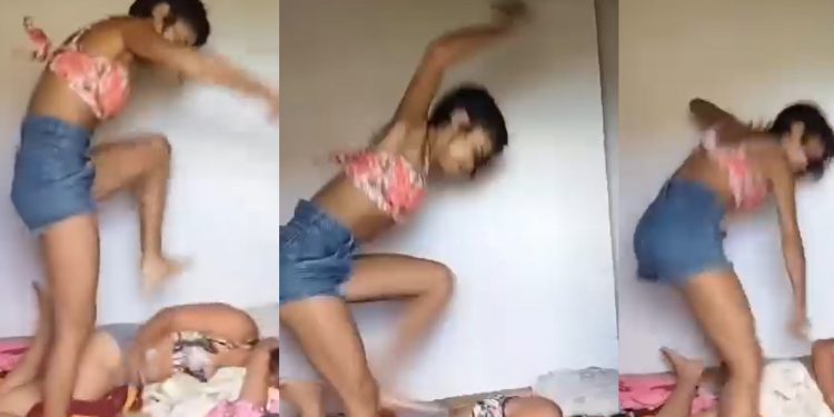Vídeo: talarica pega namorado da amiga e leva surra para tirar o ‘olho do macho’