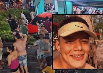 Vídeo mostra desespero de família ao ver jovem morto por carro que invadiu bar em Manaus; vítima é identificada