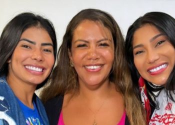 Cunhã do Caprichoso surge com Mani Reggo e vira deboche das fofoqueiras: ‘mera desconhecida’