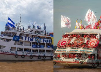 Torcidas organizadas de Caprichoso e Garantido já estão na ilha