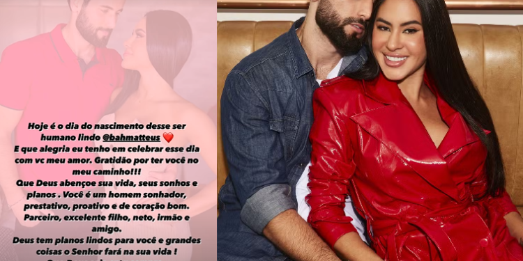 Afastando boatos de crise, Isabelle parabeniza Matteus pelo seu aniversário: ‘Lindo da minha vida’