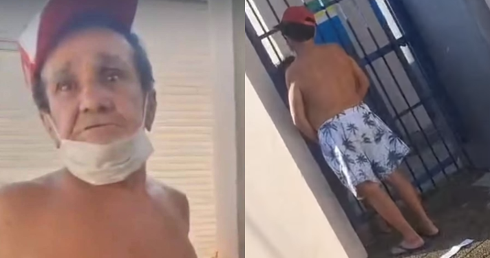 Veja vídeo de idoso tarado obrigando menina de 8 anos a tocar na ‘vara’ dele: ‘Vou te denunciar’