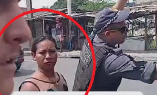 Vídeo: Ladra que comandava arrastão no 652 apanha da população e é entregue à PM em Manaus