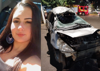 Vídeo mostra capotamento que acabou na morte de jovem e prisão do namorado presidiário