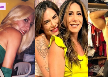 Vaidosa, mãe de Djidja tentou ser ‘Loira do Tchan’ em 97 e teve suposto caso com o ex da filha