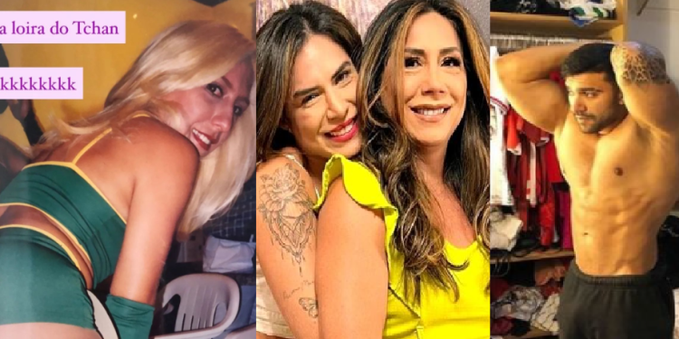 Vaidosa, mãe de Djidja tentou ser ‘Loira do Tchan’ em 97 e teve suposto caso com o ex da filha