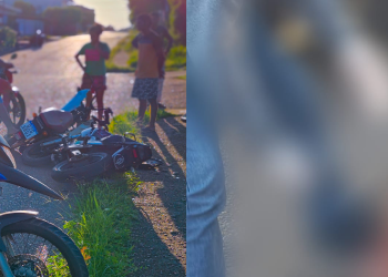 Veja: Indo entregar pão, trabalhador é acertado por motoqueiro alcoolizado e morre em Maués